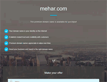 Tablet Screenshot of mehar.com